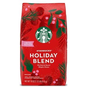 💲Starbucks 18oz Holiday Blend Ground Coffee Bag